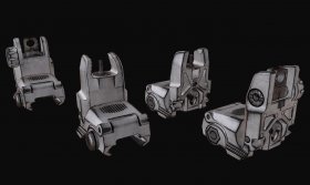 Magpul Iron sight ( folded + infolded )