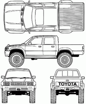 1992 Toyota Hilux V Double Cab 4x4 Truck