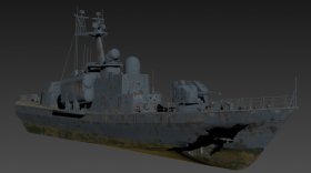 Damaged Missile Boat