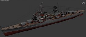 Soviet Sverdlov-class cruiser