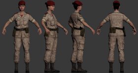 Medici Military Female Soldier