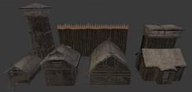 Wood fort