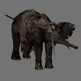 Zombie elephant