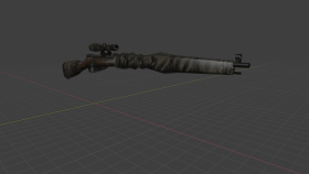 Rifle Mosina scoped