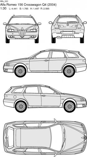 Alfa Romeo 156 Crosswagon Q4 (2004)