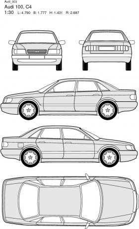 Audi 100, C4