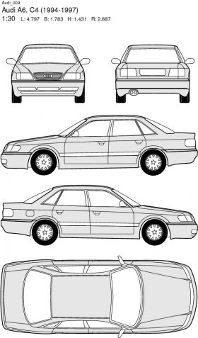 Audi A6, C4 (1994-1997)
