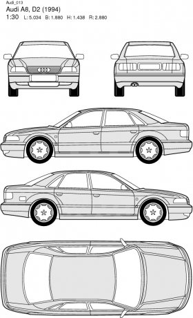 Audi A8, D2 (1994)