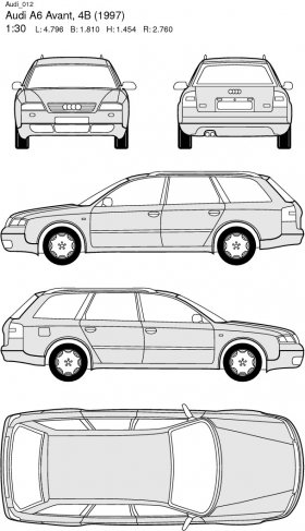 Audi A6 Avant, 4B (1997)