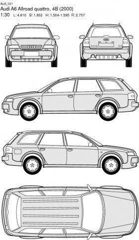 Audi A6 Allroad quattro, 4B (2000)