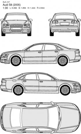 Audi S8 (2005)