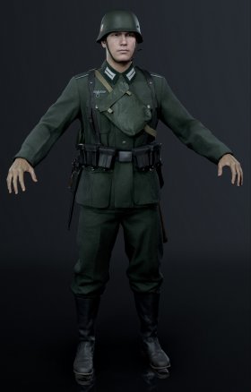Battlefield V - German Character Test