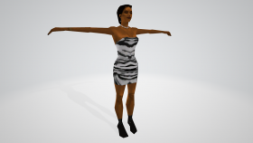 Grand Theft Auto: Vice City (Black Female Young Rich)