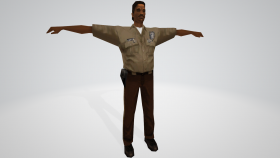 Grand Theft Auto: Vice City (Cop Uniform)-Lance Vance