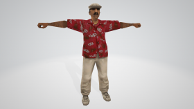 Grand Theft Auto: Vice City (Red Shirt)-Cab Driver