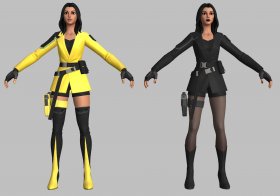 Yellow Jacket (Rigged Version)