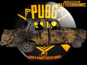 Crashed moskvich