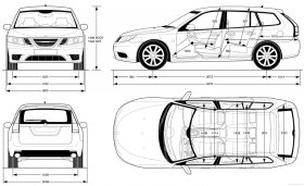 Saab 9-3 2010 Combi