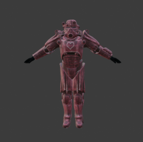Power armor T-45b (Pink)