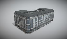 Low rise wall to wall office building
