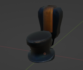 Encased Toilet