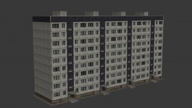 9 floor apartment building