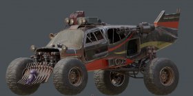 Wasteland Plane Car