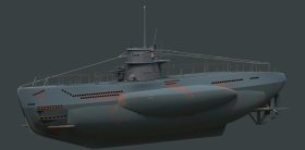 WWII German Submarine