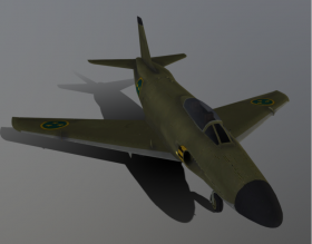 Saab A 32A Lansen (Sweden)