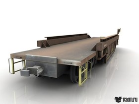 Train flatcar