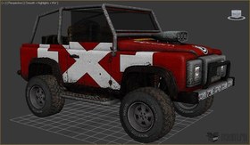 Offroader Fire jump