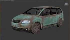 Crashed car 3