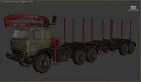 Kamaz tartak dzwig