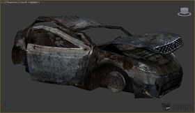 Damage car