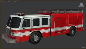 American LaFrance Eagle ladder