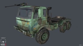 Stewart and Stevenson M1083 MTV 'Emissary Semi'