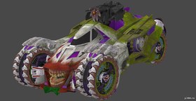 Batmobile Joker
