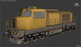 Diesel train engine
