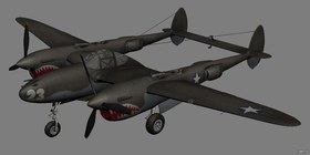������������ ����������� - P-38D Lightning