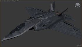 XA-20 Razorback Strike Fighter+cockpit