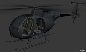 H6 Little Bird Helicopters 
