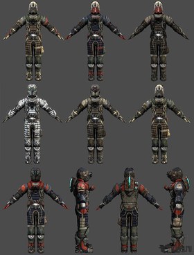 Player legionary suit