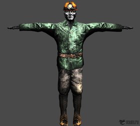 Miner figurine
