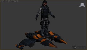 Soldier from amazing spider-man 2