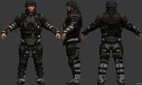 NK soldier heavy shotgun