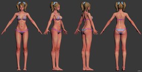 Juliet Starling (Bikini Babe - Multi Border Bikini)