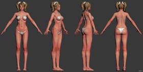 Juliet Starling (Bikini Babe - Shell Bikini)