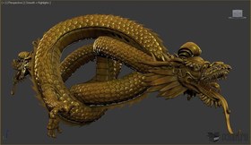 Dragon sculpture