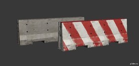 Concrete barricade