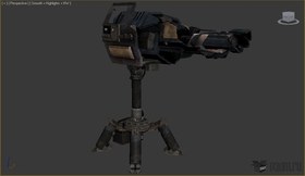 ALien Turret RocketLauncher
